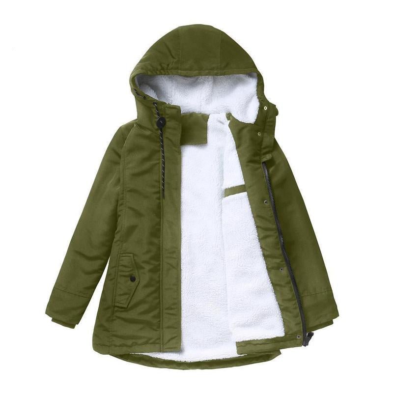Maeve – Fleeceforet parka med hætte