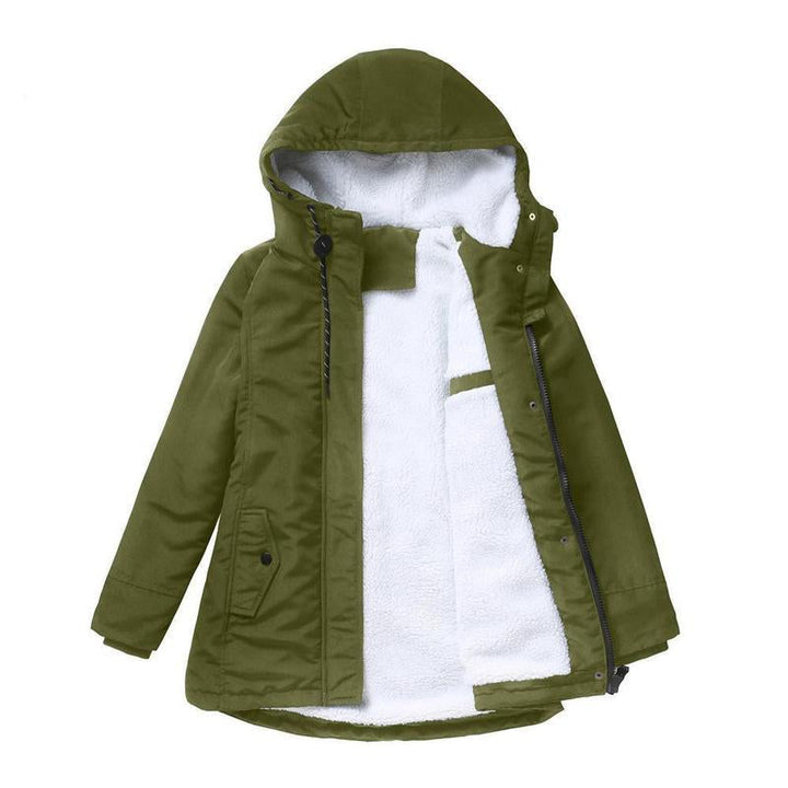 Maeve – Fleeceforet parka med hætte