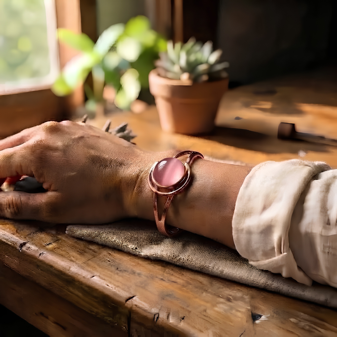 Bracelet en cuivre rose Glow – Aveloire Paris