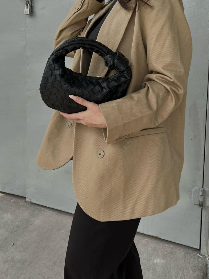 Souci – flettet mini-håndtaske
