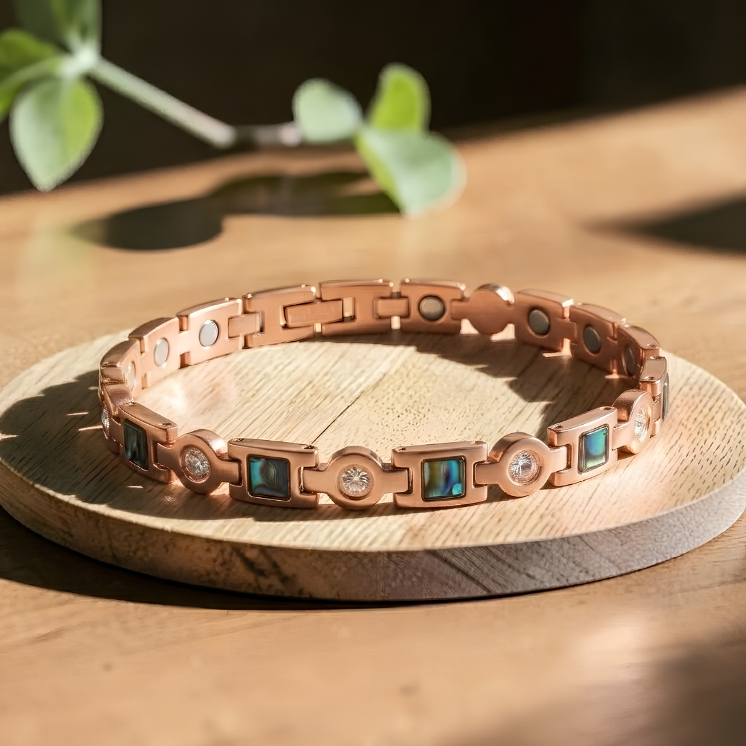 Armbånd i kobber Big Salvia – Nordlys Copenhagen