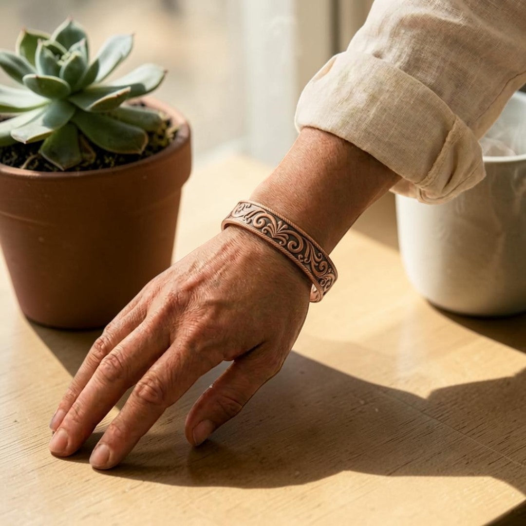 Rosa kobberarmbånd – Nordlys Copenhagen