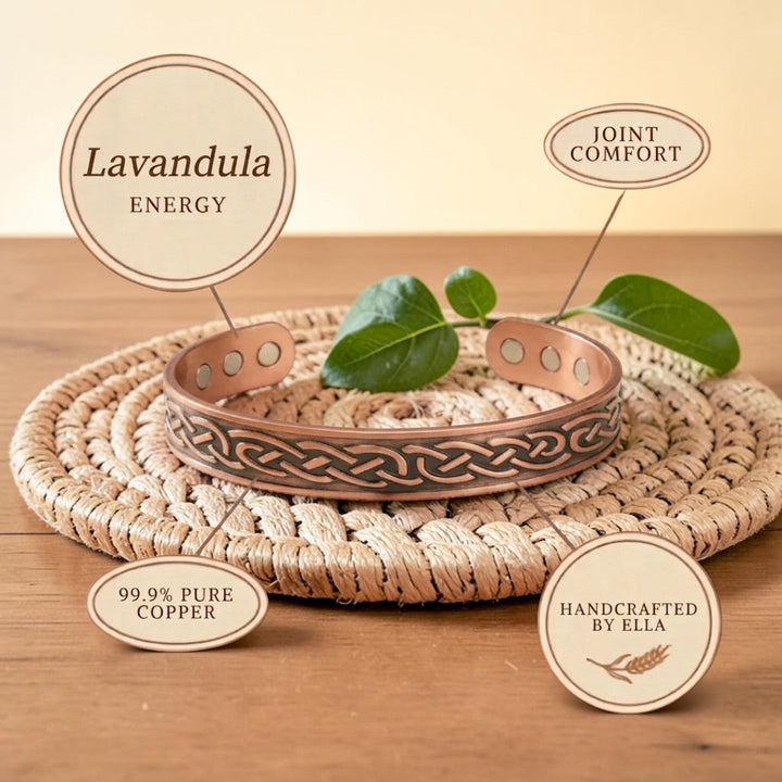 Bracelet en cuivre Lavandula – Aveloire Paris