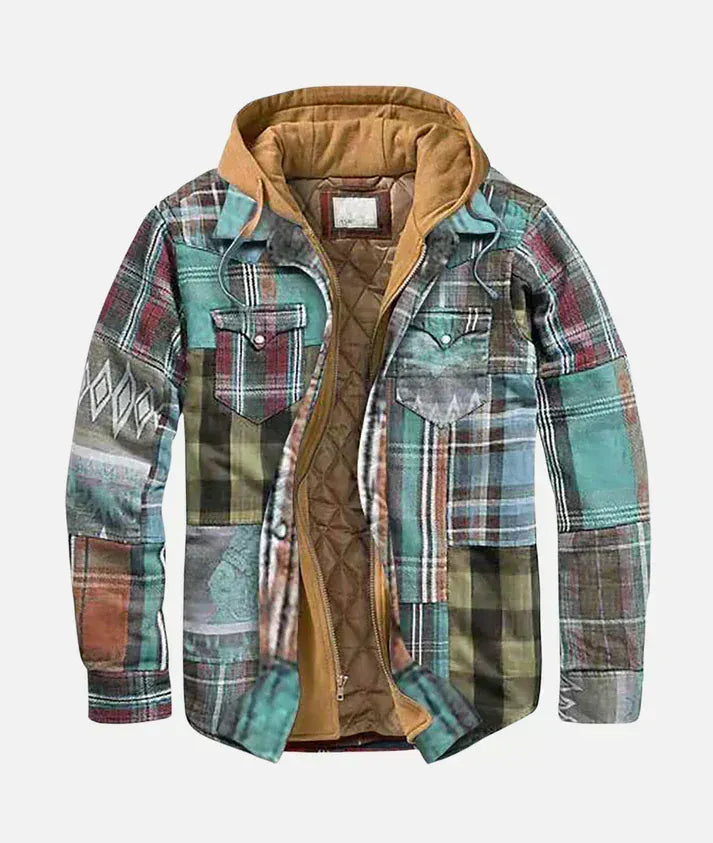Foret skjortejakke i flannel DONACCI