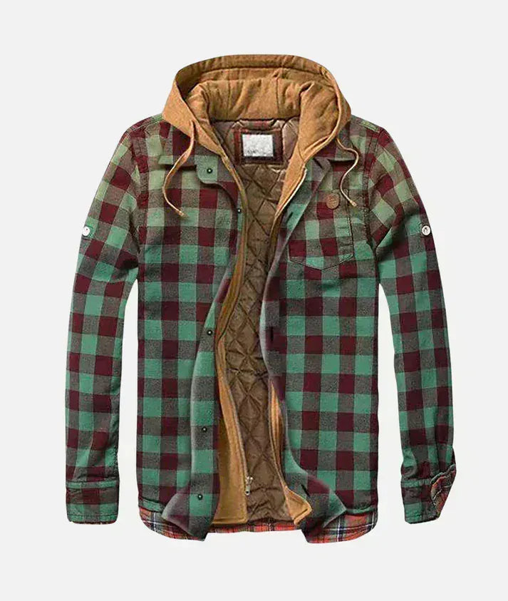 Foret skjortejakke i flannel DONACCI