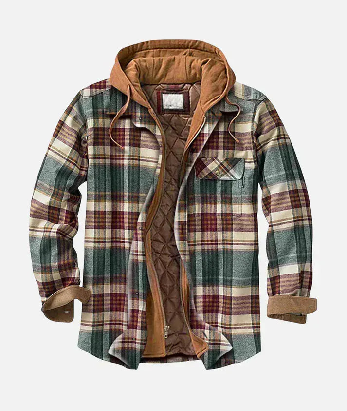 Foret skjortejakke i flannel DONACCI