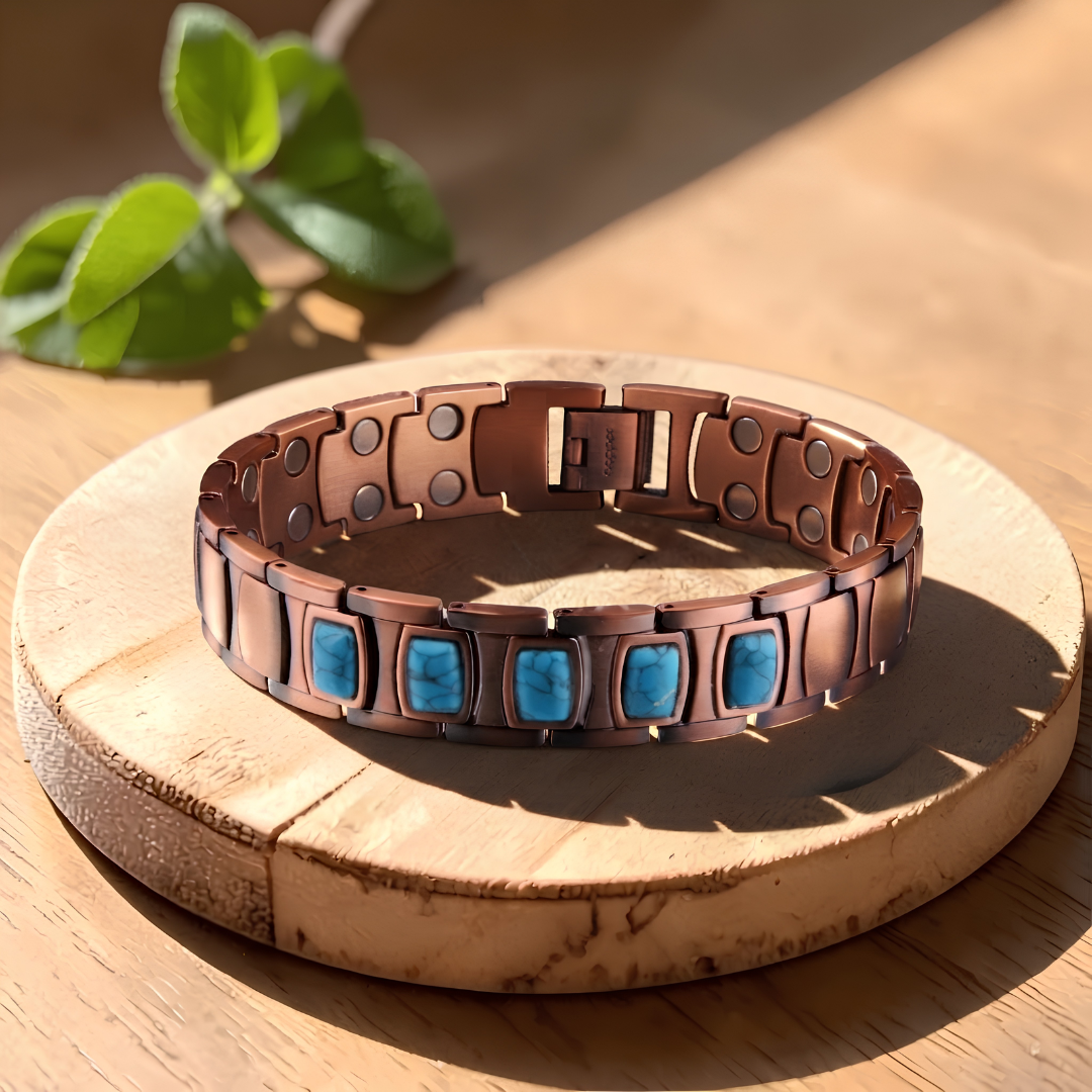 Lantana-kobberarmbånd, stor model – Nordlys Copenhagen