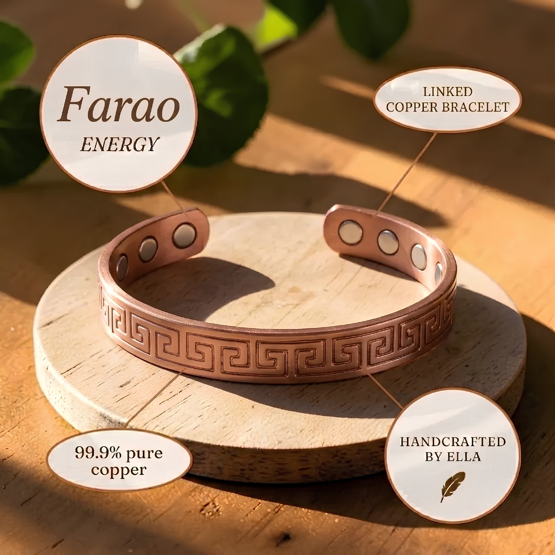 Farao-armbånd i kobber – Nordlys Copenhagen