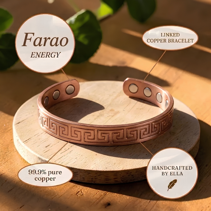 Farao-armbånd i kobber – Nordlys Copenhagen