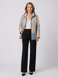 AVELOIRE | Veste Matelassée Patchwork Fleuri Chloé