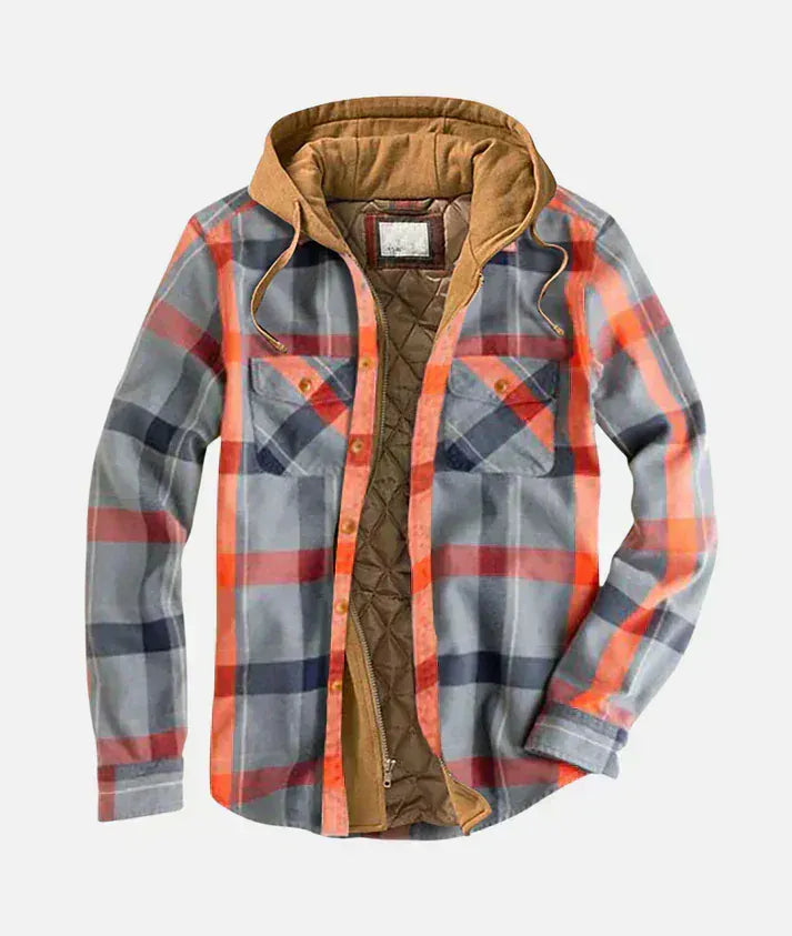 Foret skjortejakke i flannel DONACCI
