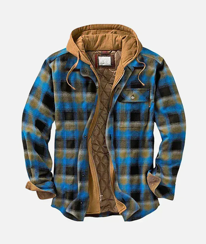 Foret skjortejakke i flannel DONACCI