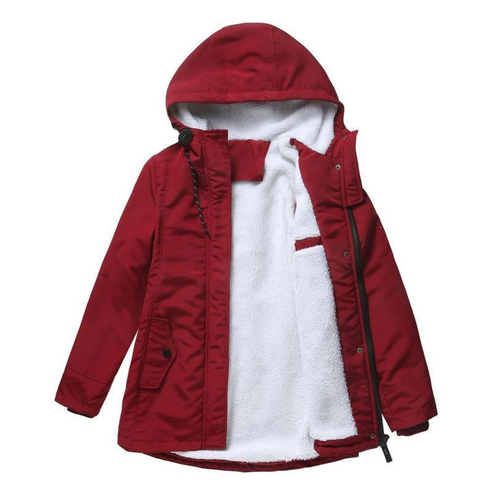 Maeve – Fleeceforet parka med hætte