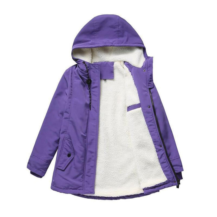 Maeve – Fleeceforet parka med hætte
