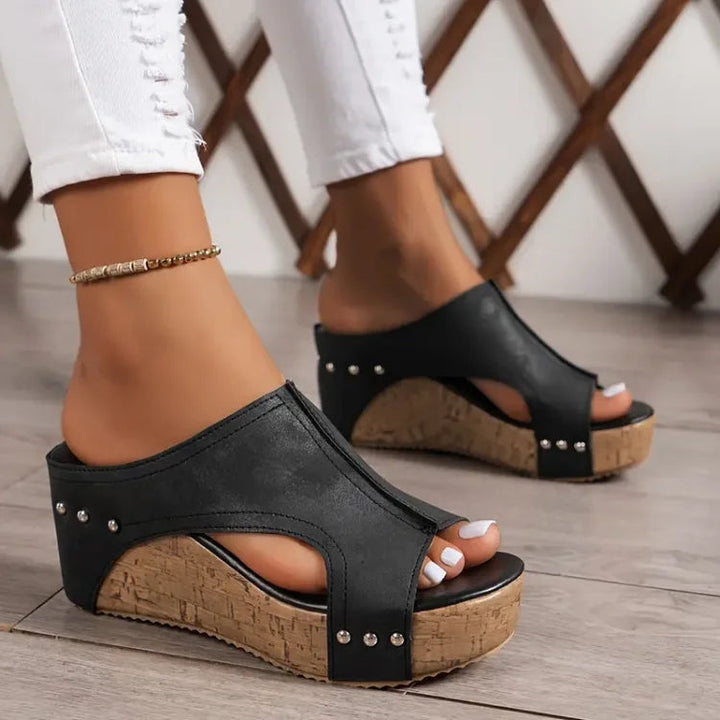 Melissa | Sandaler med kilehæl og svangstøtte
