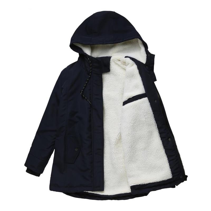 Maeve – Fleeceforet parka med hætte