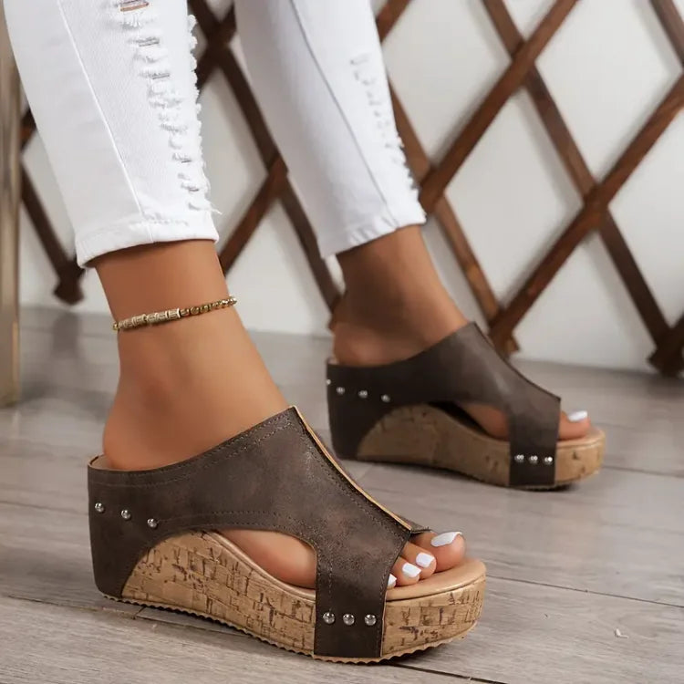 Melissa | Sandaler med kilehæl og svangstøtte