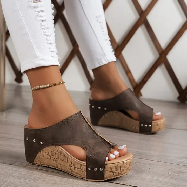 Melissa | Sandaler med kilehæl og svangstøtte