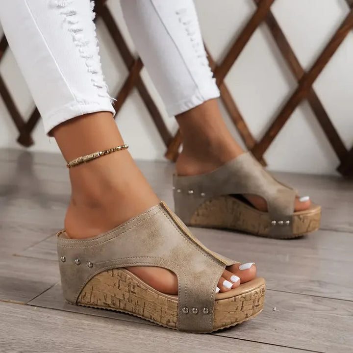 Melissa | Sandaler med kilehæl og svangstøtte