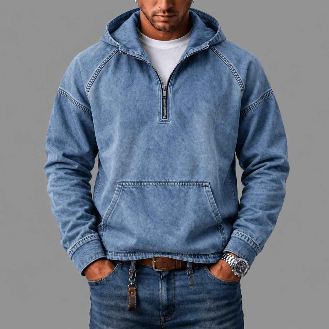 DONACCI Anorak en Denim Lavé