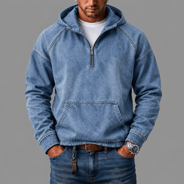 DONACCI Anorak en Denim Lavé