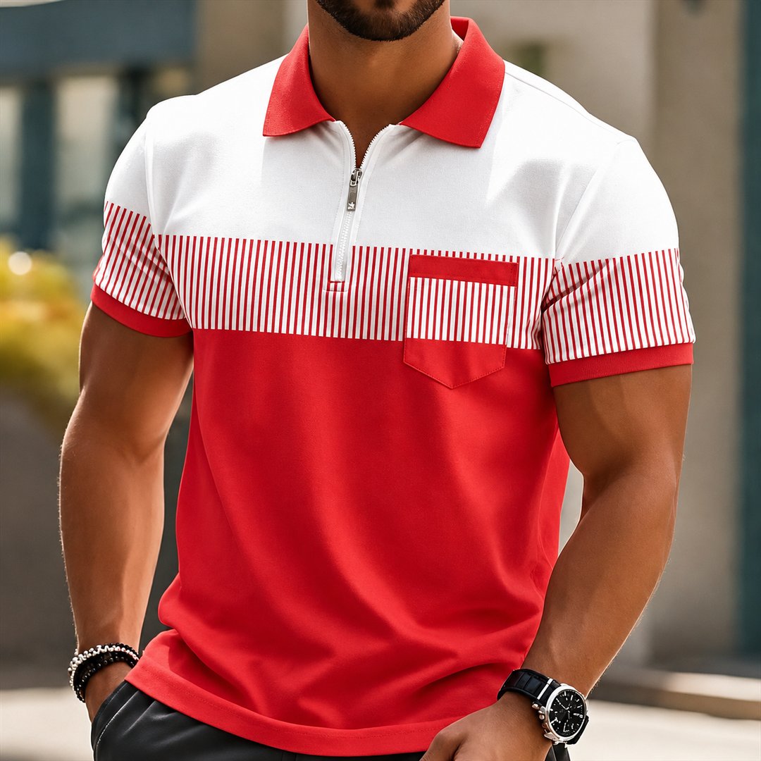 Mason | Polo à Zip Élégant