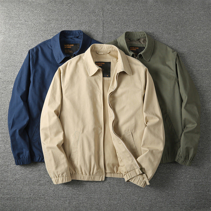Herre Front Zip-Up Jakke
