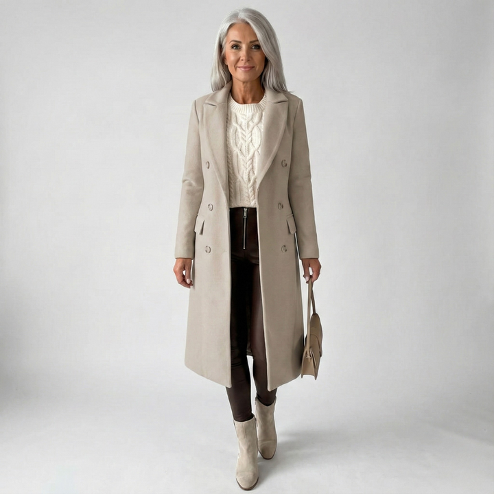 Hazel – Elegant lang frakke