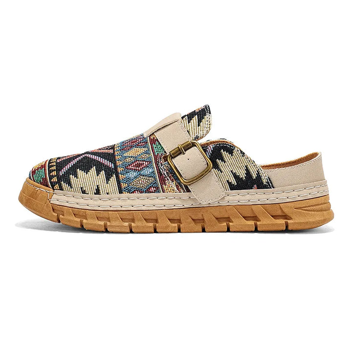 Hannah | Boho-mønstrede slip-on-mules