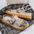 Hannah | Boho-mønstrede slip-on-mules
