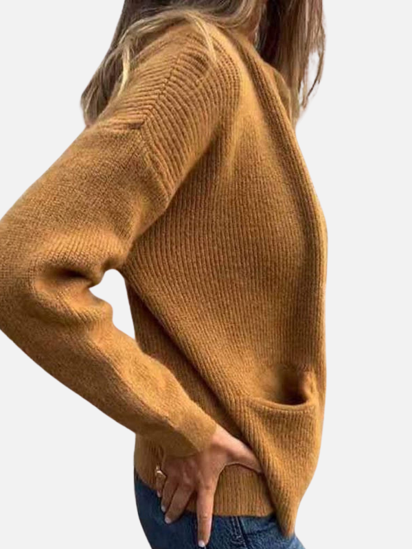 Karen | Cardigan med lynlås og lommer