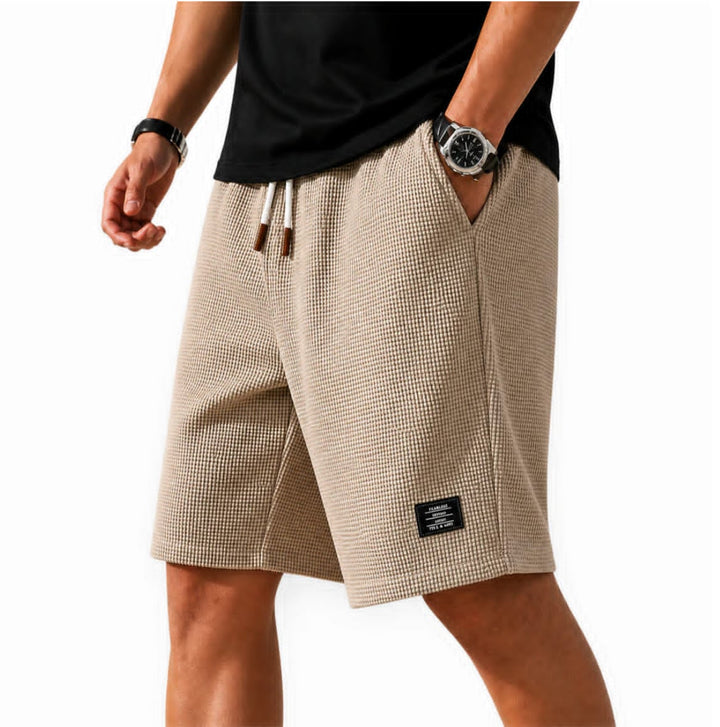 Mason | Bermudashorts i vaffelstruktur