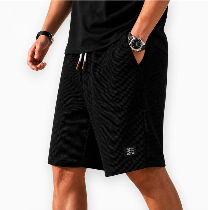 Mason | Bermudashorts i vaffelstruktur