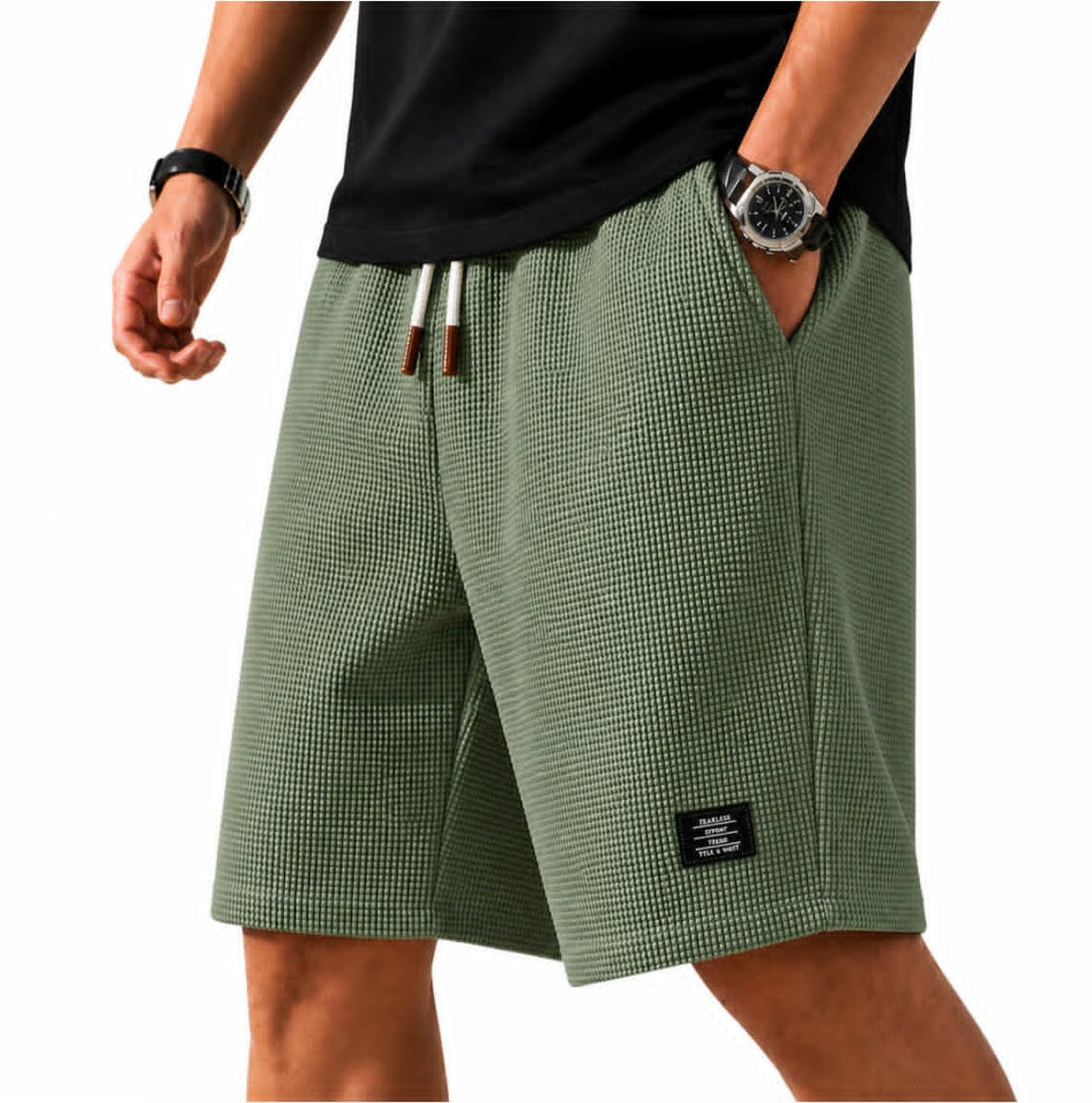 Mason | Bermudashorts i vaffelstruktur
