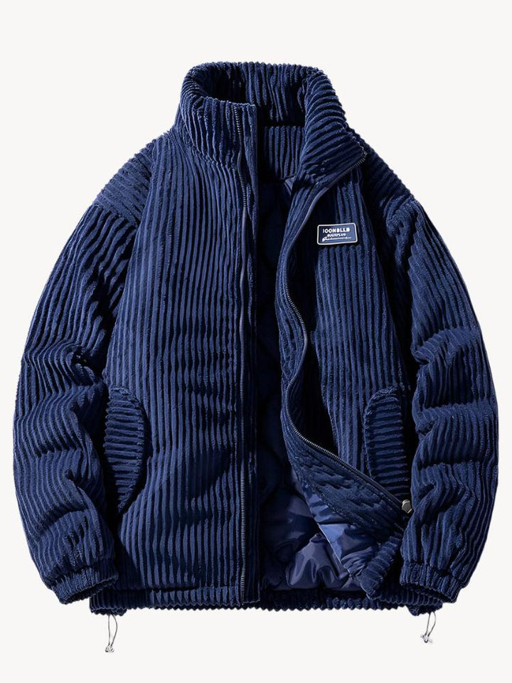 Dame Cord Puffer Jakke
