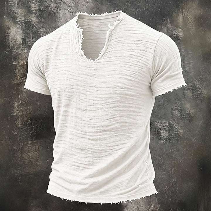 Mason | Vintage T-shirt med V-hals