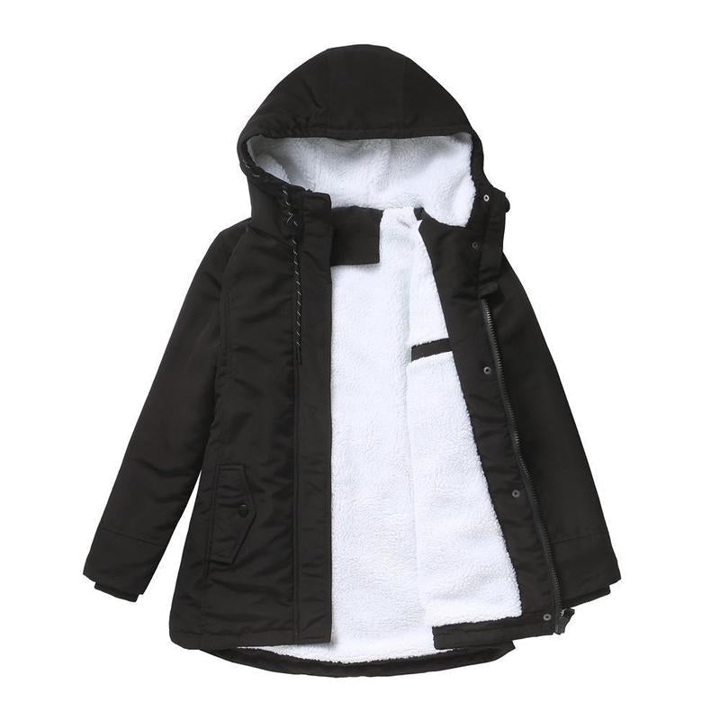 Maeve – Fleeceforet parka med hætte