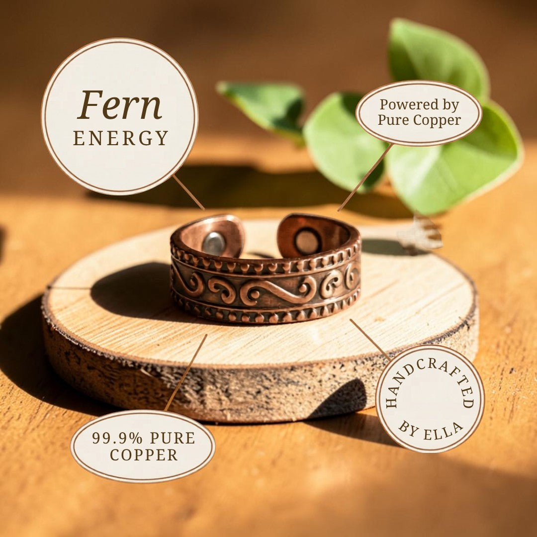 Bague en cuivre Fern – Aveloire Paris