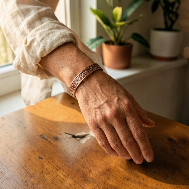 Mousse-kobberarmbånd – Nordlys Copenhagen