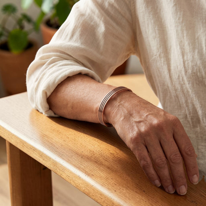 Bracelet en cuivre sauge – Aveloire Paris