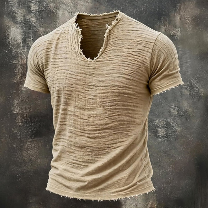 Mason | Vintage T-shirt med V-hals