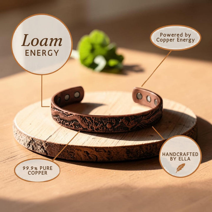 Loam kobberarmbånd – Nordlys Copenhagen