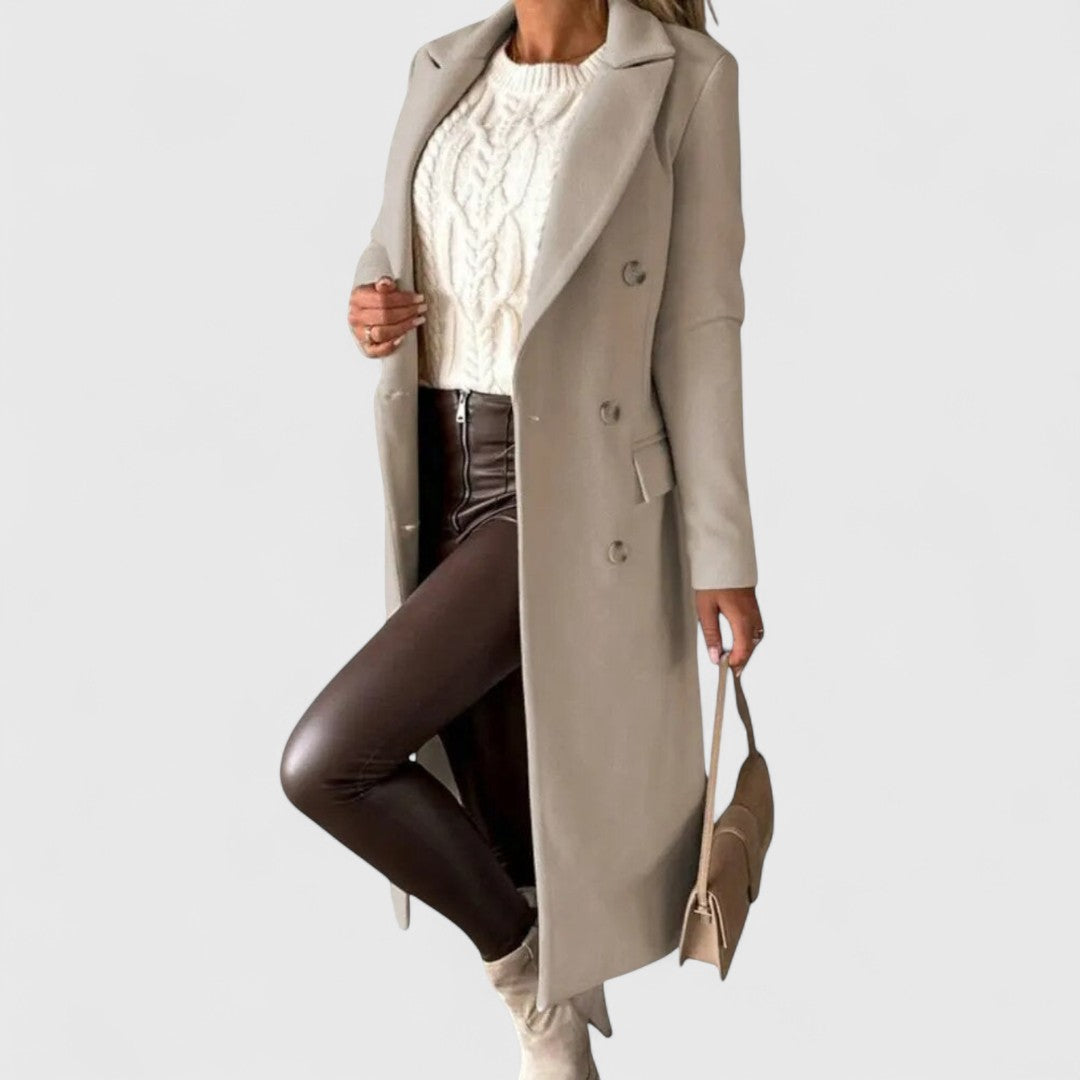 Hazel – Elegant lang frakke
