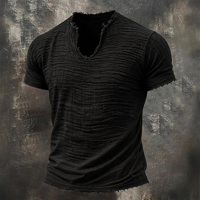 Mason | Vintage T-shirt med V-hals