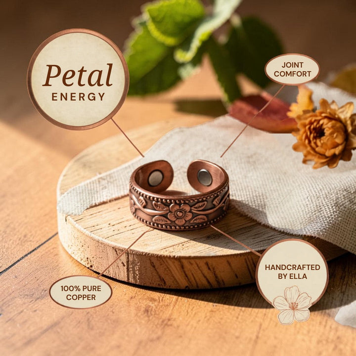 Kobberring Pétale – Nordlys Copenhagen
