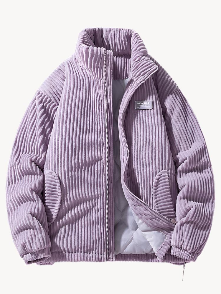 Dame Cord Puffer Jakke