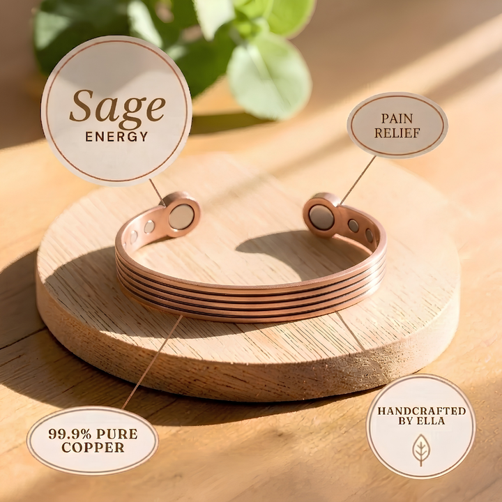 Bracelet en cuivre sauge – Aveloire Paris