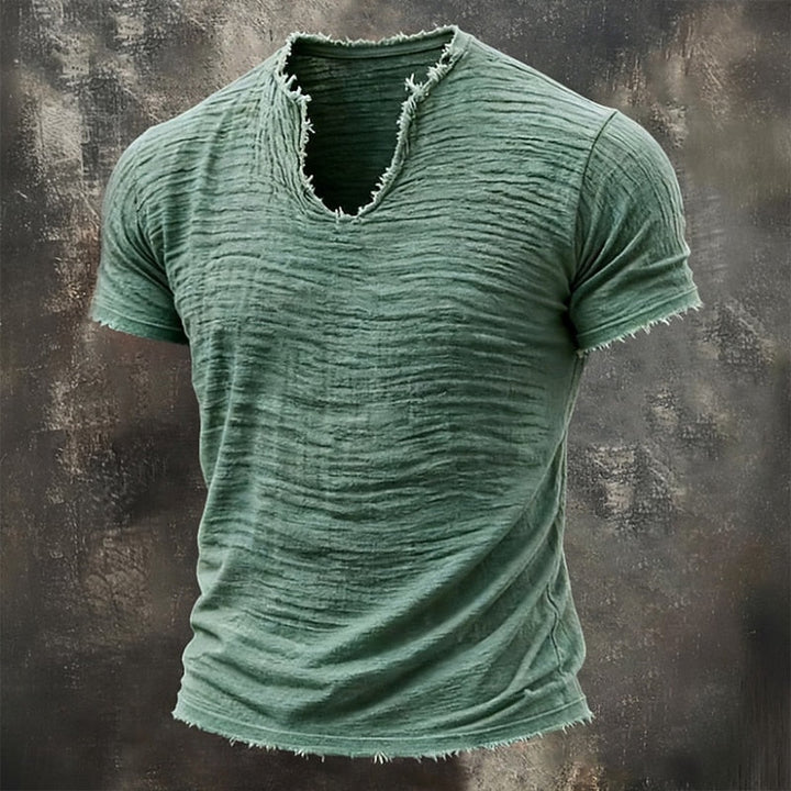 Mason | Vintage T-shirt med V-hals