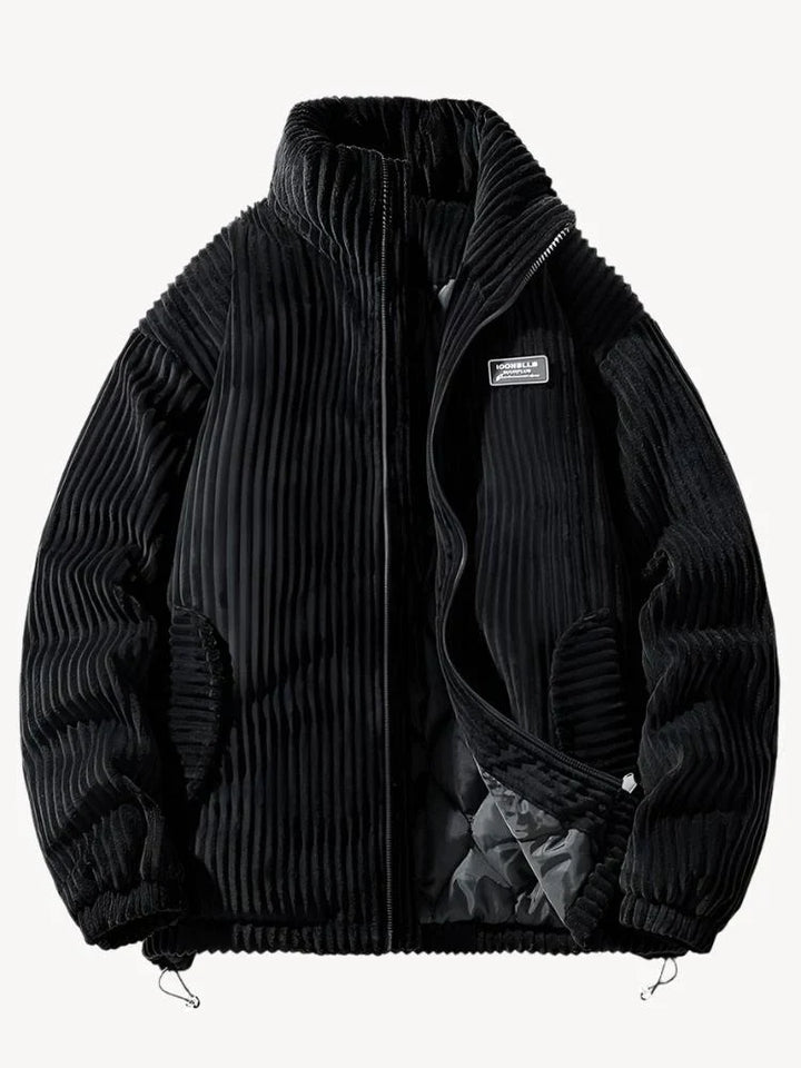 Dame Cord Puffer Jakke